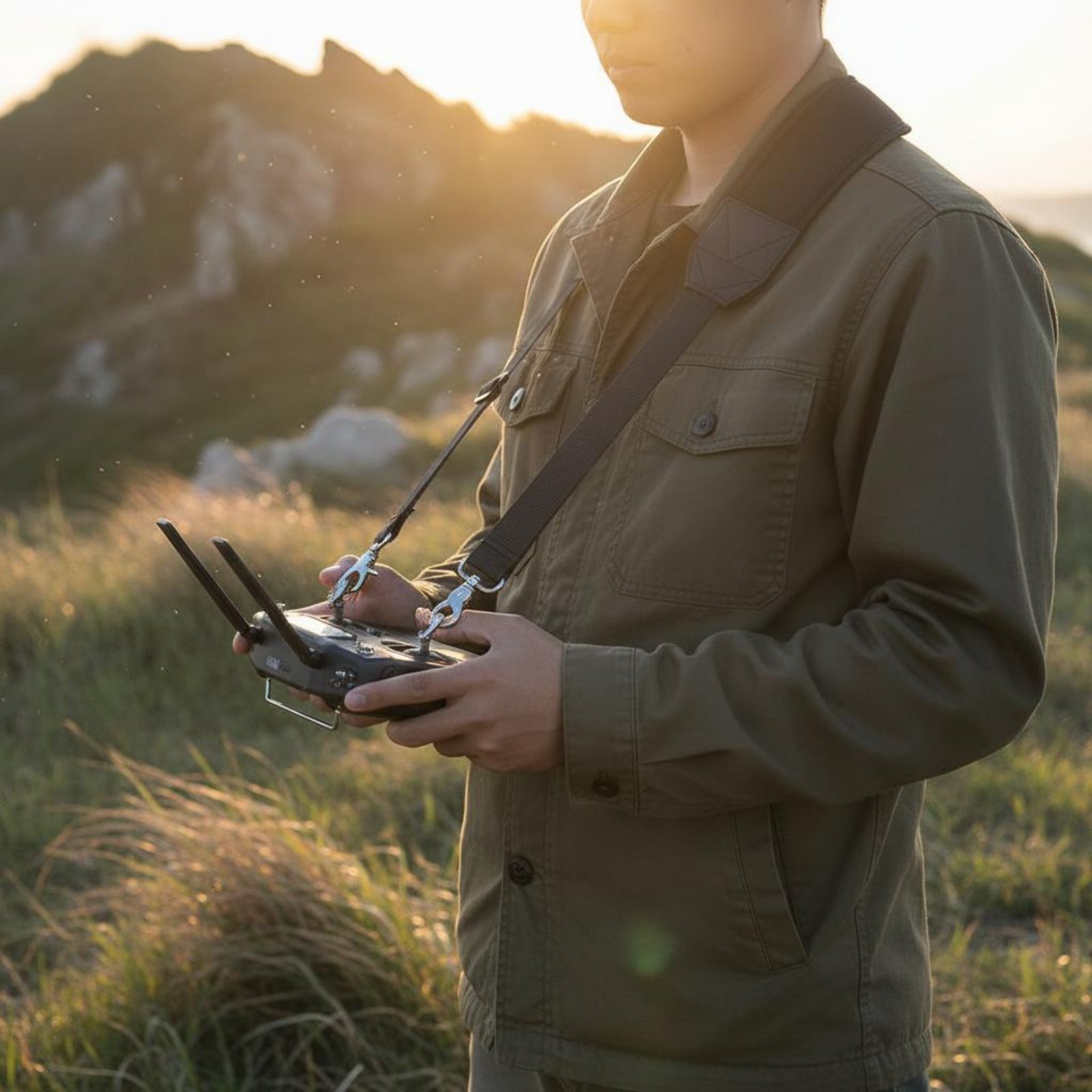 Drone Remote Controller Lanyard - Sangle d'installation rapide pour émetteur de