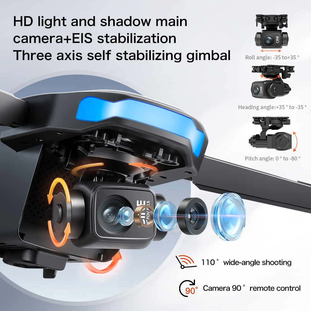 Nouveau drone S-X1 MAX GPS 8K  - Drone Battery Adapter avis et prix